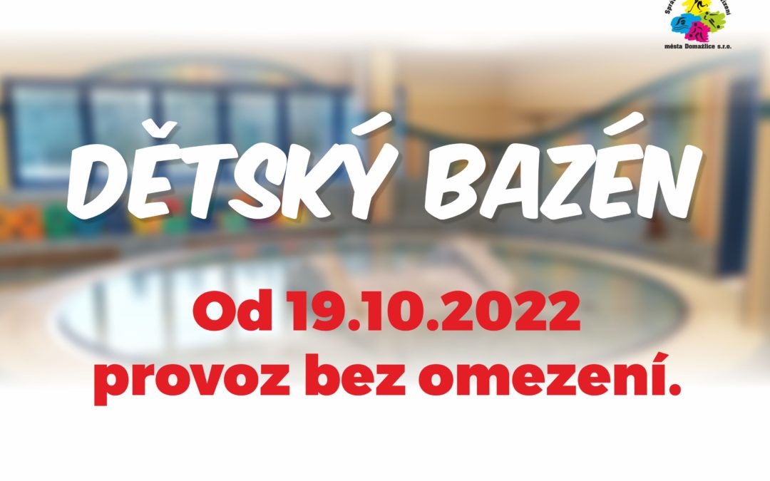 Dětský bazén bez omezení.