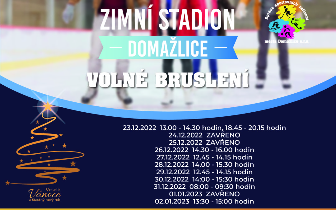 Zimní stadion – volné bruslení