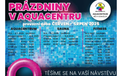 Prázdninová provozní doba 2025